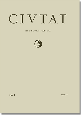 Portada del primer número de CIVTAT publicat el febrer de 1926